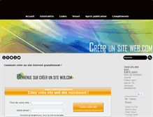 Tablet Screenshot of creer-un-site-web.com